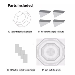 Explore scientific sun catcher zonnefilter voor 9" of 10" Cassegrain telescopen - Afbeelding 4